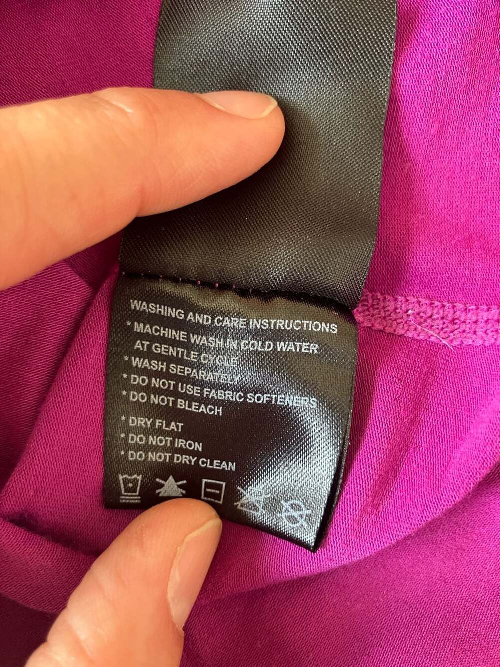Paradox Merino Blend 1/4 Zip Long Sleeve Top Purple Women's Size L - Picture 10 of 10